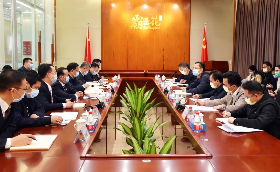 河源市長林濤到廣東霸王花集團調(diào)研指導工作